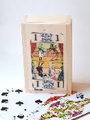 Bote De Tarot En Bois Avec Jeu De Cartes Motif Petit