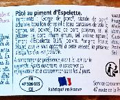 Pâté Basque Au Piment D'Espelette 220 Grs