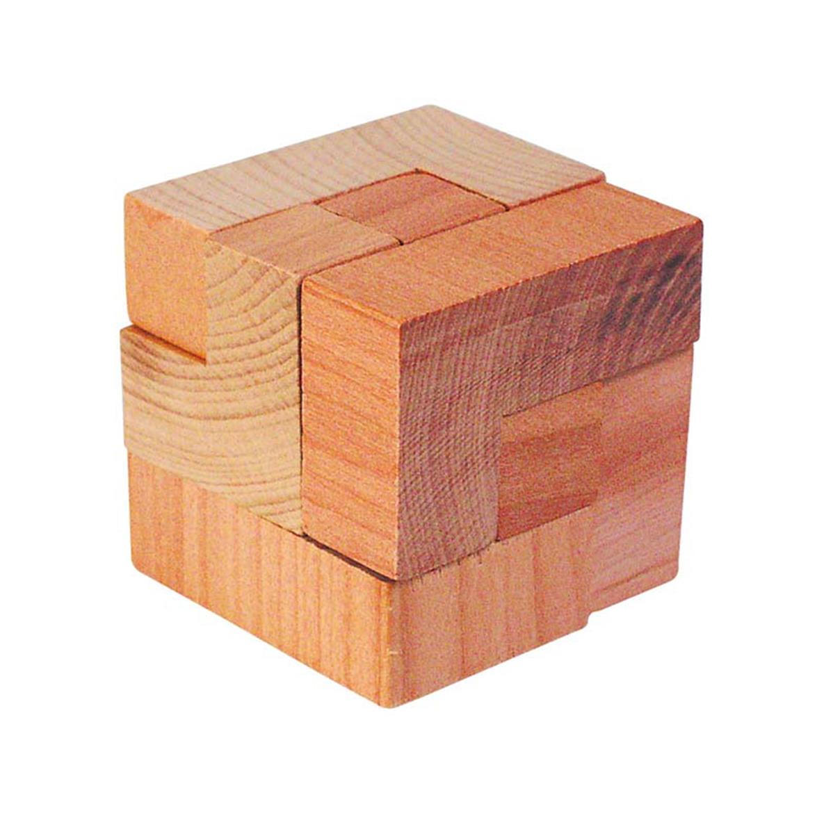 Casse-tête puzzle en bois le cube magique Goll&Kie - origine
