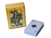 Boîte En Bois Et Son Jeu De 54 Cartes